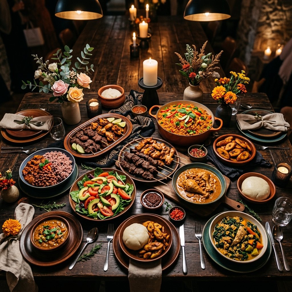 Sentie's Kitchen dinner table