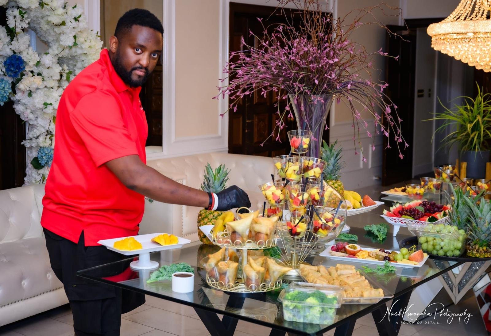 Behind the scenes kitchen action and food preparation